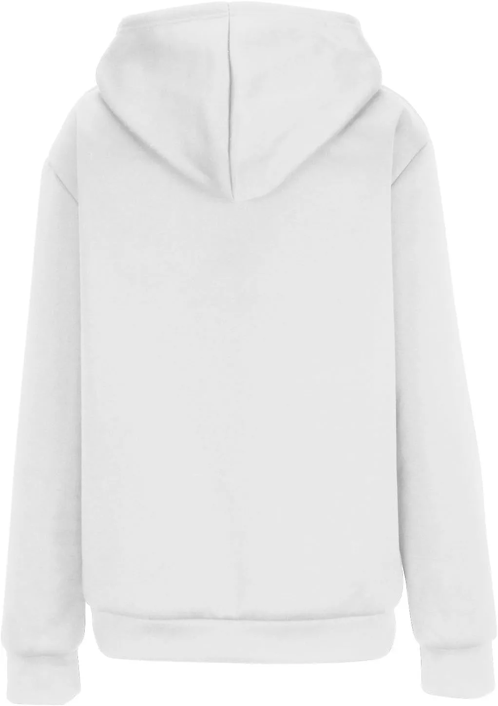 Womens Oversize Hoodies Basic Solid Sweatshirts Long Sleeve Half Zip Collar Drawstring Pullover with Kangaroo Pockets